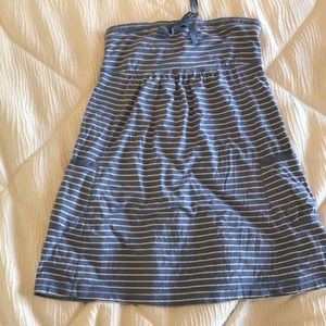 Stripped high waisted skirt